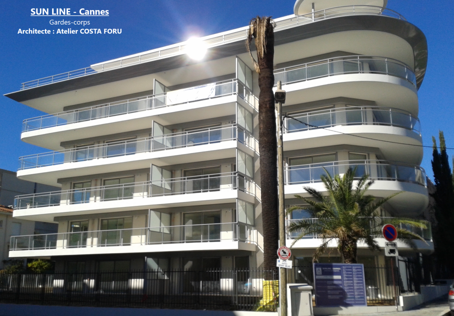 Garde-corps sur mesure Cannes